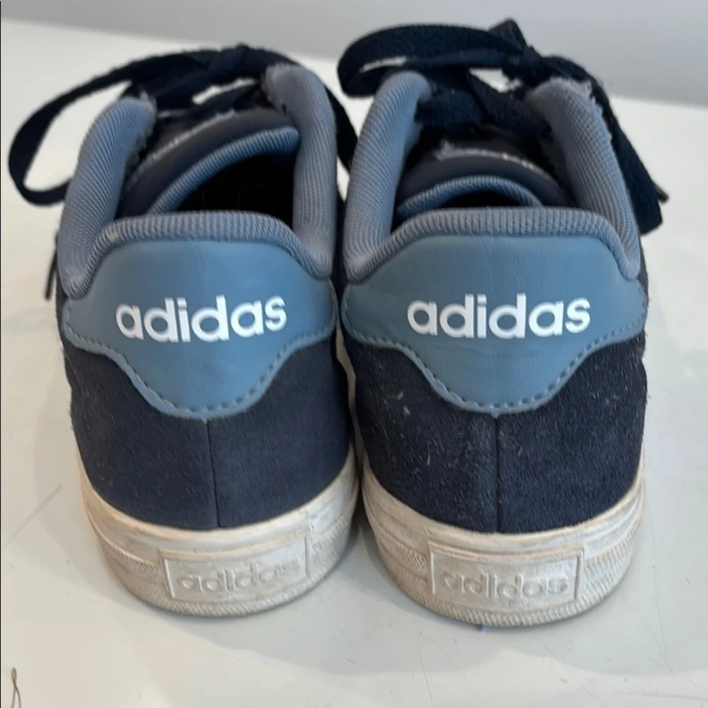 Adidas Youth Navy and White Sneakers - Picture 2 of 3